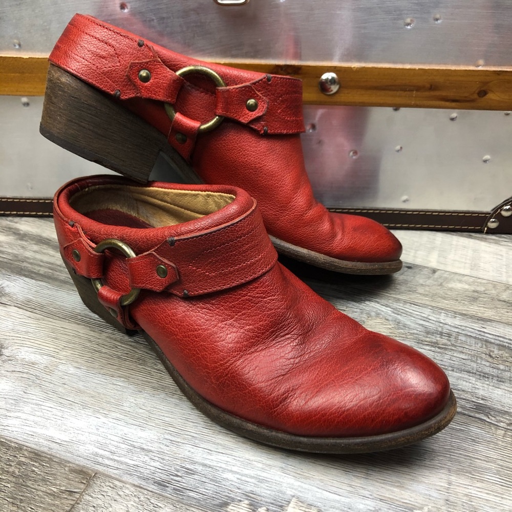 Frye Belted Harness Leather Mule size 9
